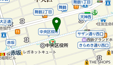 まんだらけ福岡店の地図画像