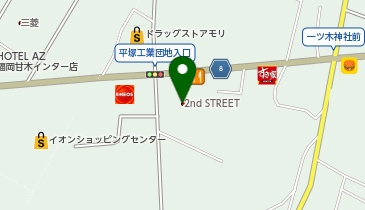 セカンドストリート甘木店の地図画像