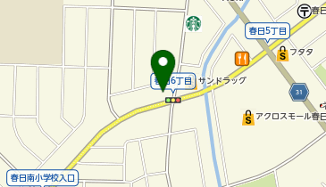 リサイクルマート春日店の地図画像