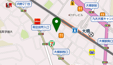 快活CLUB福岡大橋駅西口店の地図画像