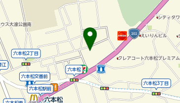 スポーツクラブNAS六本松の地図画像