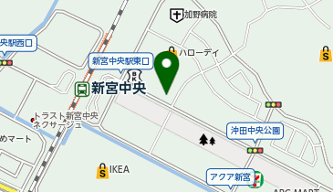 チョコザップ新宮中央の地図画像