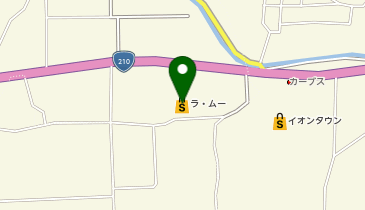 ラ・ムー田主丸店の地図画像