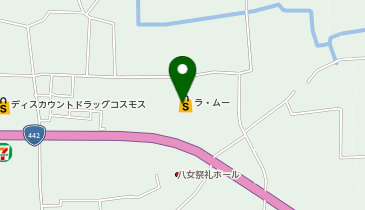 ラ・ムー八女店の地図画像