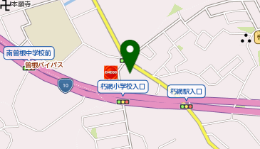 ゆめマート朽網店の地図画像