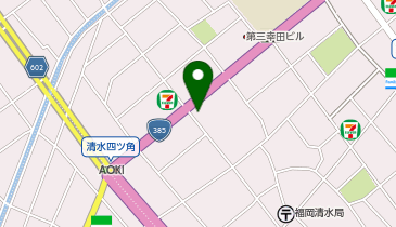 焼肉きんぐ福岡清水店の地図画像