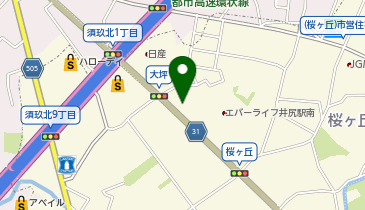 焼肉きんぐ春日桜ヶ丘店の地図画像