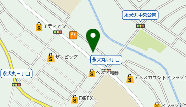 ゆず庵八幡西店の地図画像