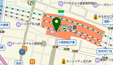 星乃珈琲店アミュプラザ小倉店の地図画像