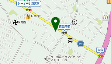 星乃珈琲店福岡新宮店の地図画像