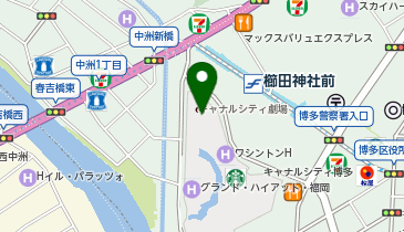 星乃珈琲店キャナルシティ博多店の地図画像