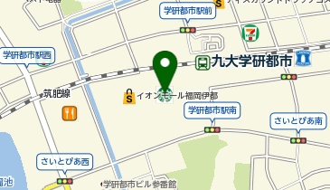 星乃珈琲店イオンモール福岡伊都店の地図画像