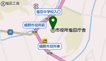 嬉野市役所塩田庁舎の地図画像