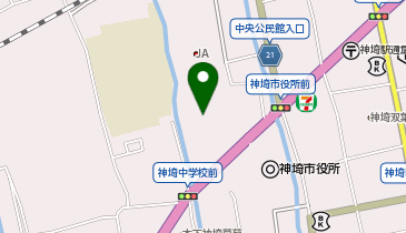 神埼市役所の地図画像