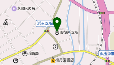 唐津市役所浜玉支所の地図画像