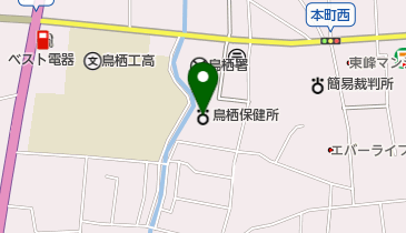 鳥栖保健福祉事務所の地図画像