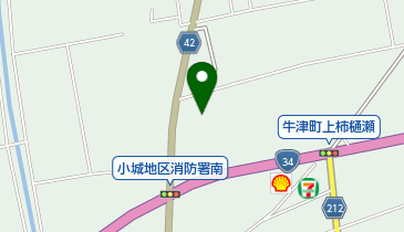 小城消防署の地図画像