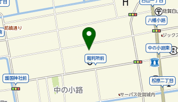 佐賀地方裁判所の地図画像