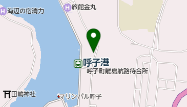鯨組主中尾家屋敷の地図画像