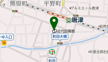 唐津市近代図書館の地図画像