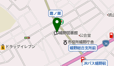 嬉野市嬉野図書館の地図画像