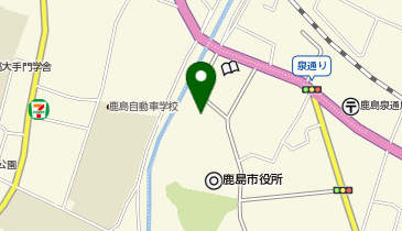 鹿島市民文化ホールの地図画像