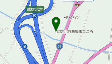 武雄北方斎場まごころの地図画像