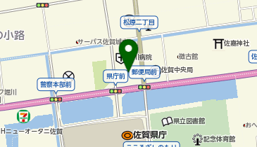日本放送協会佐賀放送局の地図画像