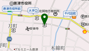 佐賀共栄銀行唐津支店の地図画像