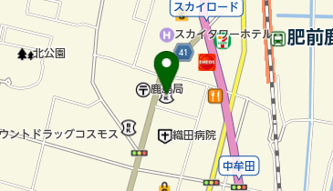 佐賀銀行鹿島支店の地図画像