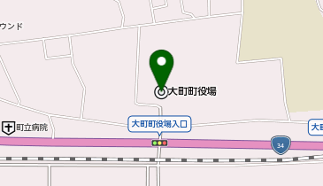 佐賀銀行大町出張所の地図画像