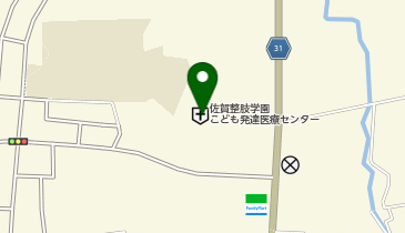 佐賀整肢学園こども発達医療センターの地図画像
