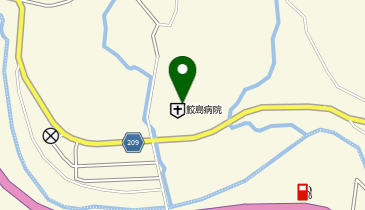 鮫島病院の地図画像