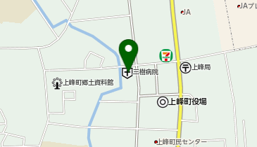 三樹病院の地図画像