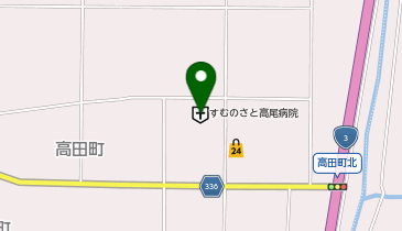 すむのさと高尾病院の地図画像