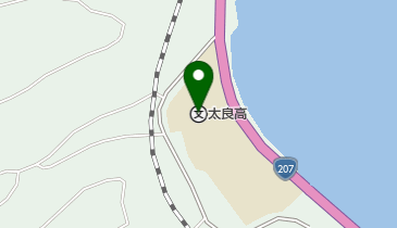佐賀県立太良高校の地図画像