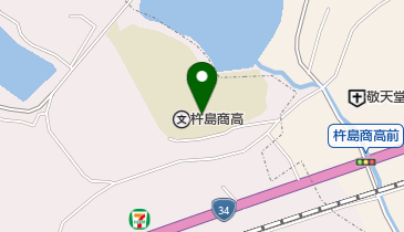 佐賀県立白石高校商業科キャンパスの地図画像