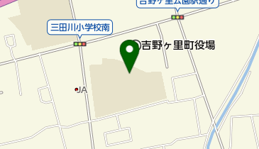 吉野ヶ里町立三田川中学校の地図画像
