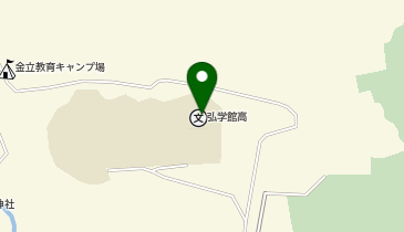 私立弘学館中学校の地図画像