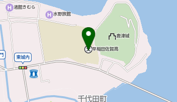 私立早稲田佐賀中学校の地図画像