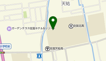 佐賀県立彩志学舎中学校の地図画像