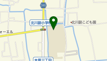 佐賀市立北川副小学校の地図画像