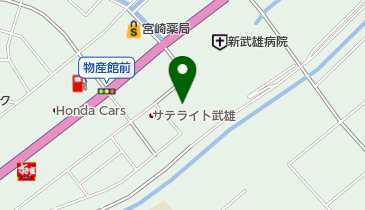 武雄看護リハビリテーション学校の地図画像