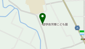 遊学舎・芳華こども園の地図画像