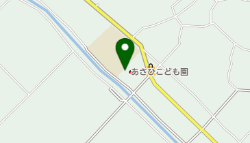 あさひこども園の地図画像