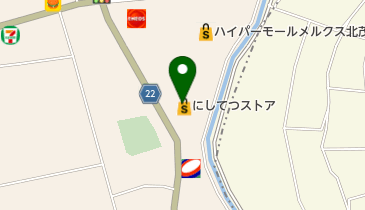 にしてつストア北茂安店の地図画像