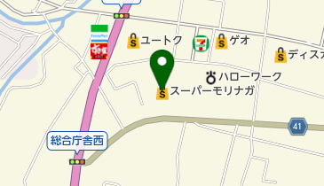 スーパーモリナガ鹿島店の地図画像