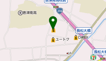 スーパーモリナガ唐津店の地図画像