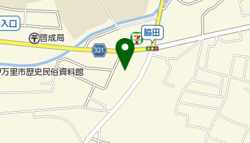 まつばや脇田店の地図画像