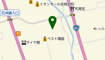 ホームワイド佐賀大和店の地図画像